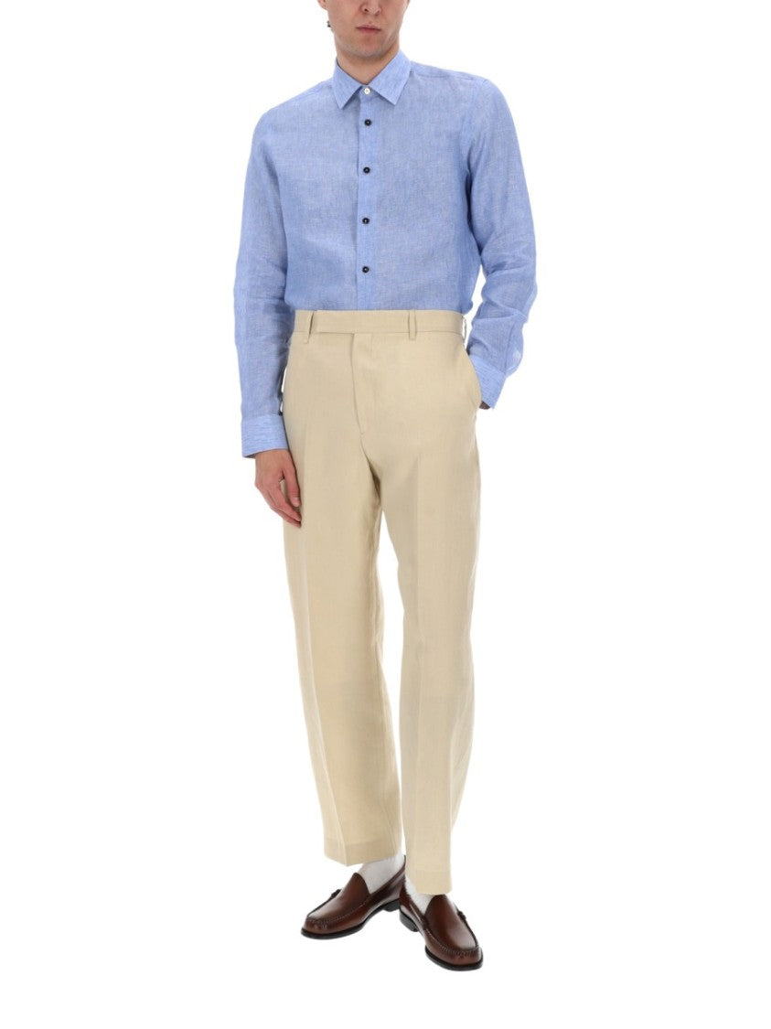 Paul Smith Tailored Fit Linen Classic Shirt