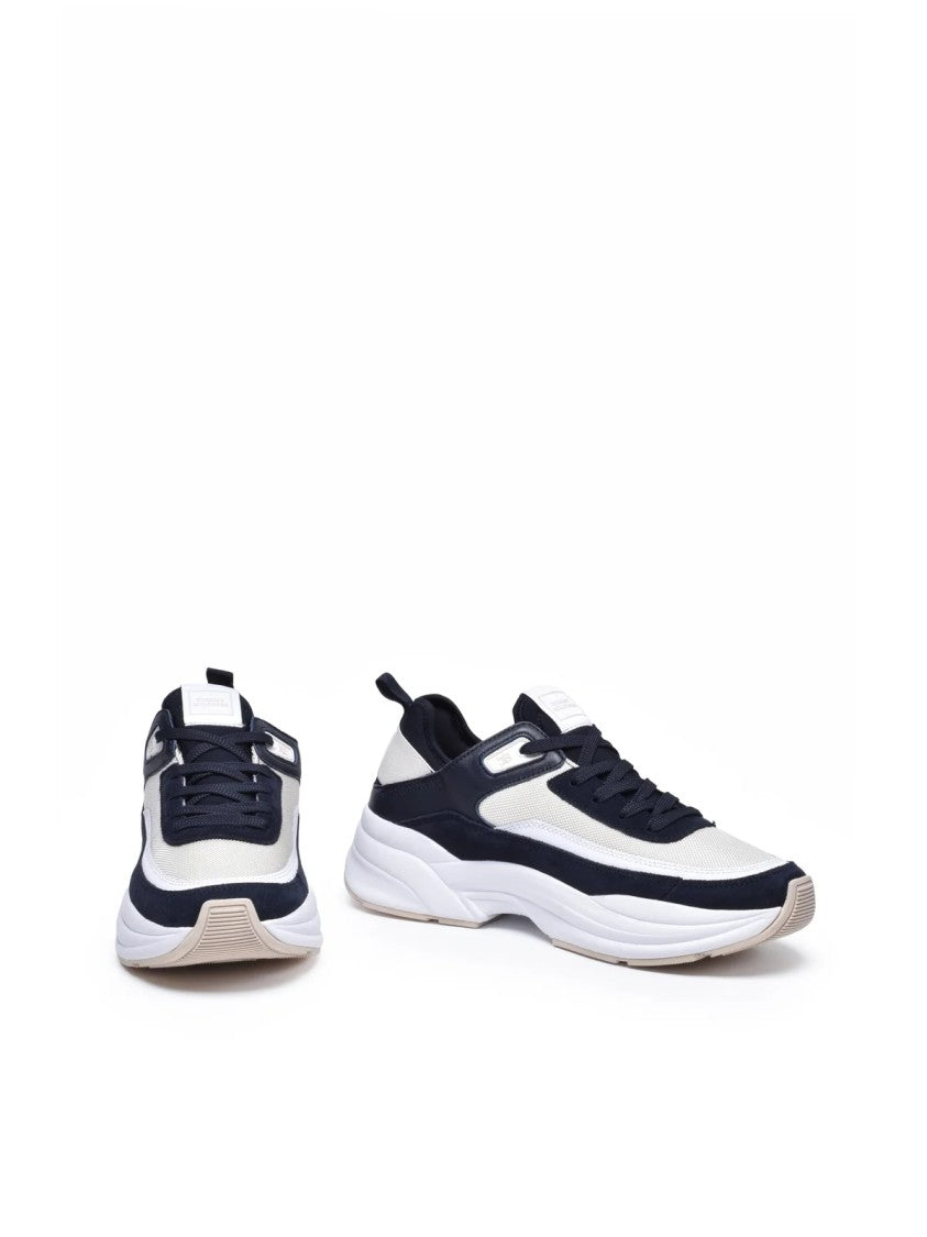 Tommy Hilfiger Blue Beige Sporty Runner Sneakers