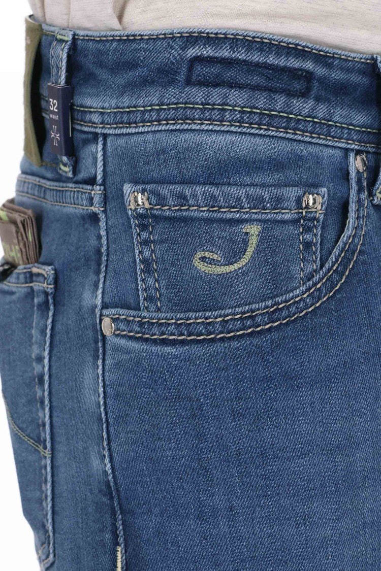Jacob Cohen Nick Slim Fit Green Label Jeans