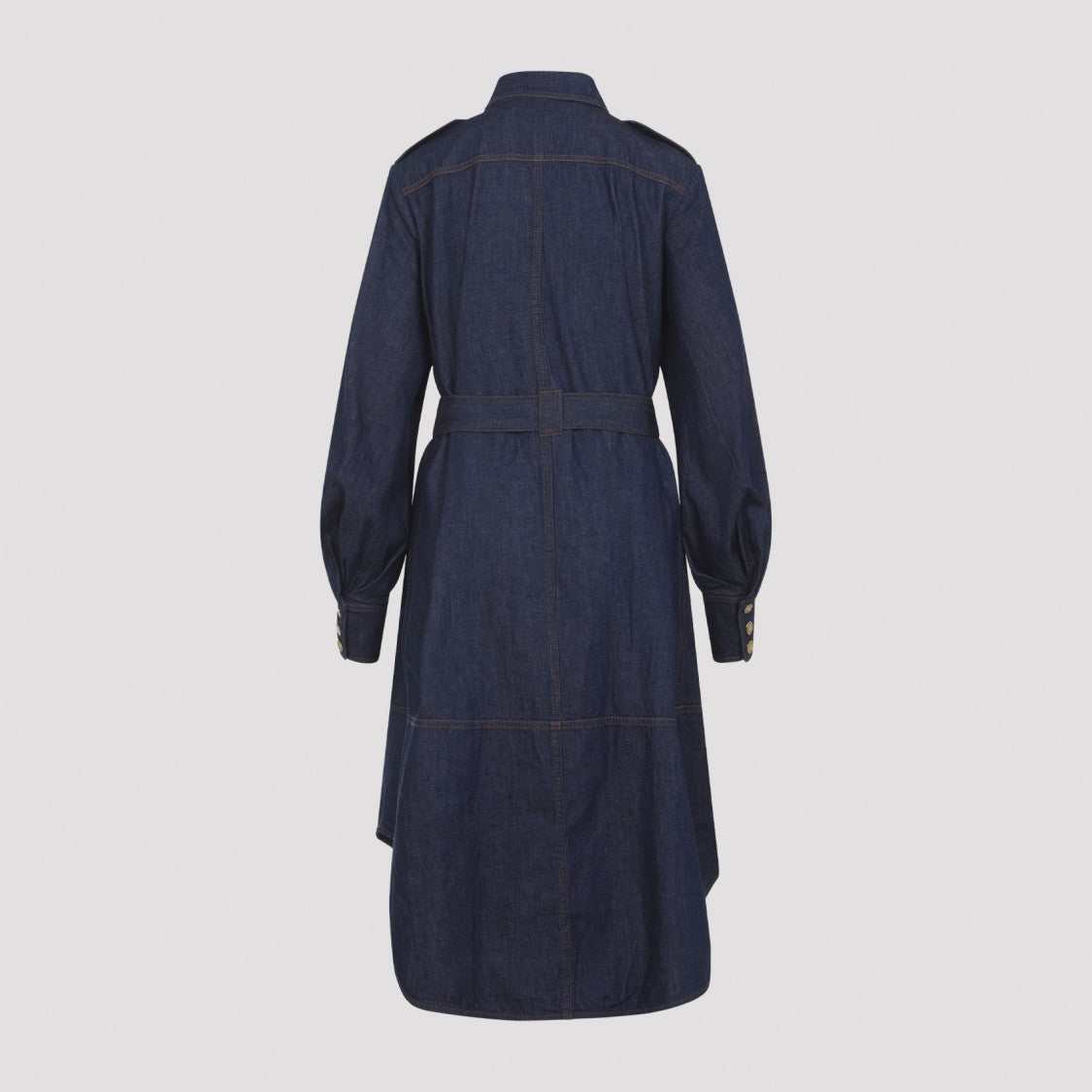 Zimmermann Structured Denim Midi Dress