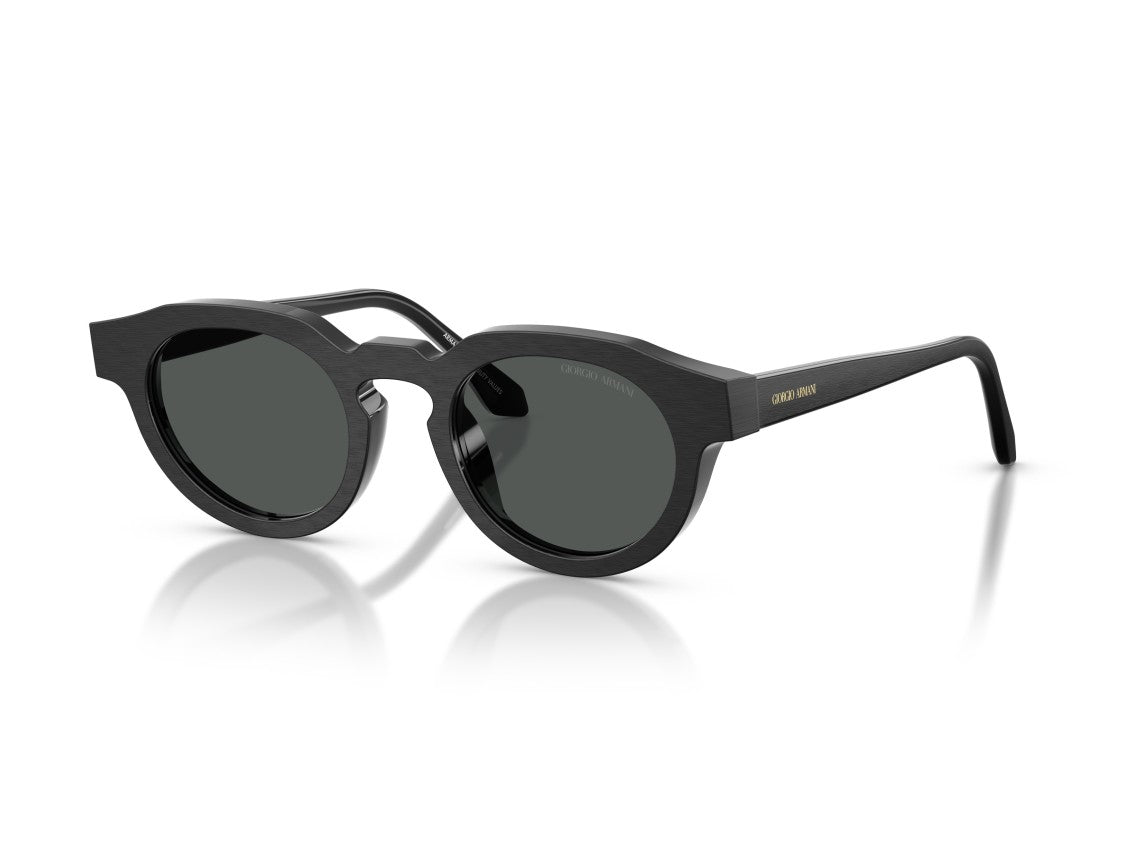 Giorgio Armani Gold 0Ar8255u Acetate Geometric Round Sunglasses