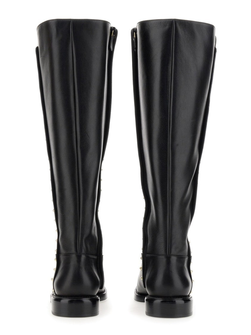 Stuart Weitzman Tall Studded Riding Boots