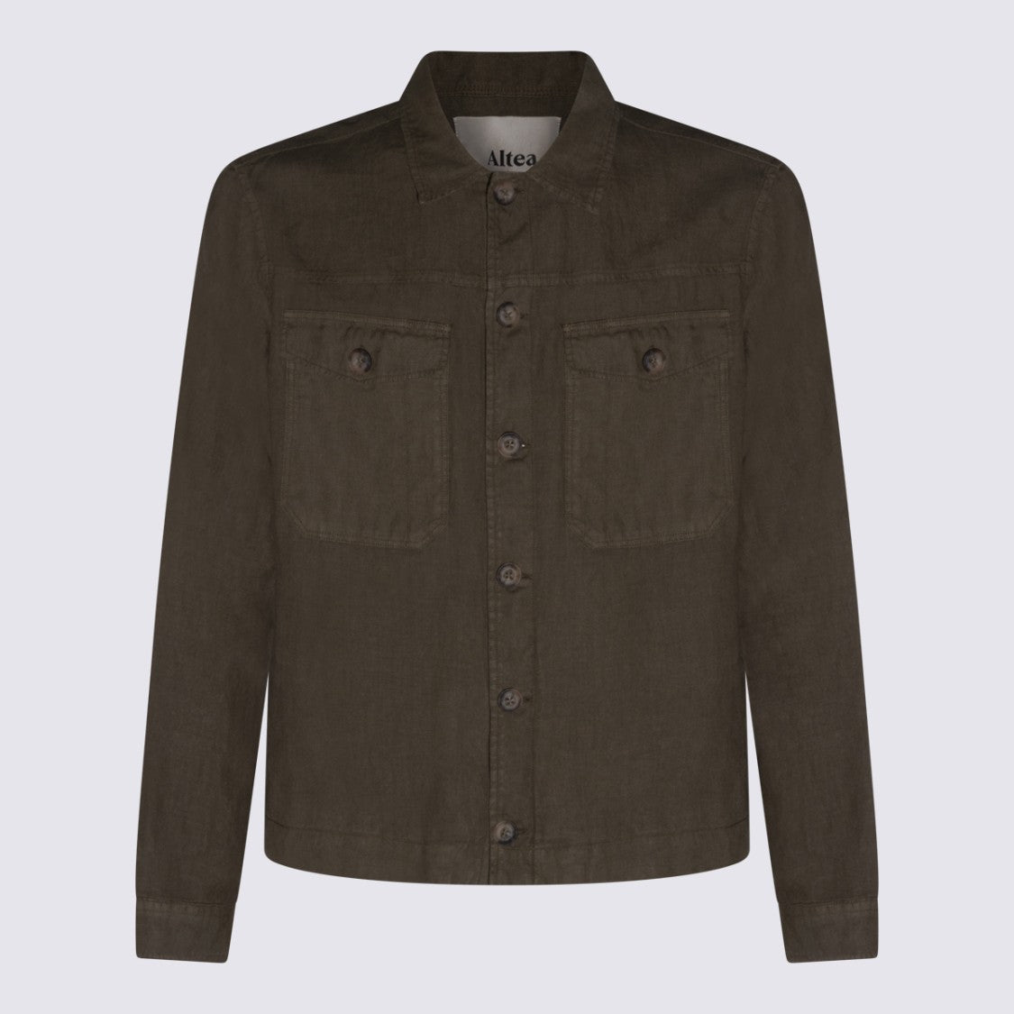 Altea Green Linen Casual Jacket