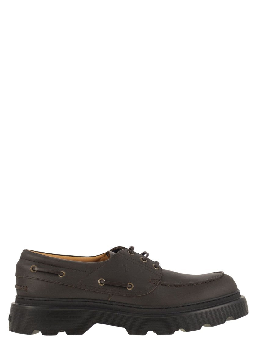 Tod's Leather Boat Shoe