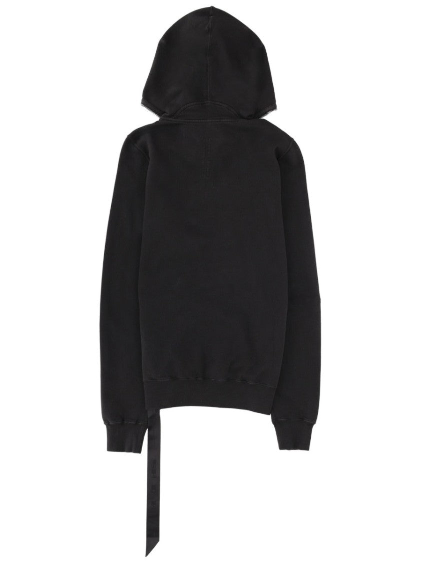 Drkshdw By Rick Owens Gimp Cotton Front Zipper Hoodie