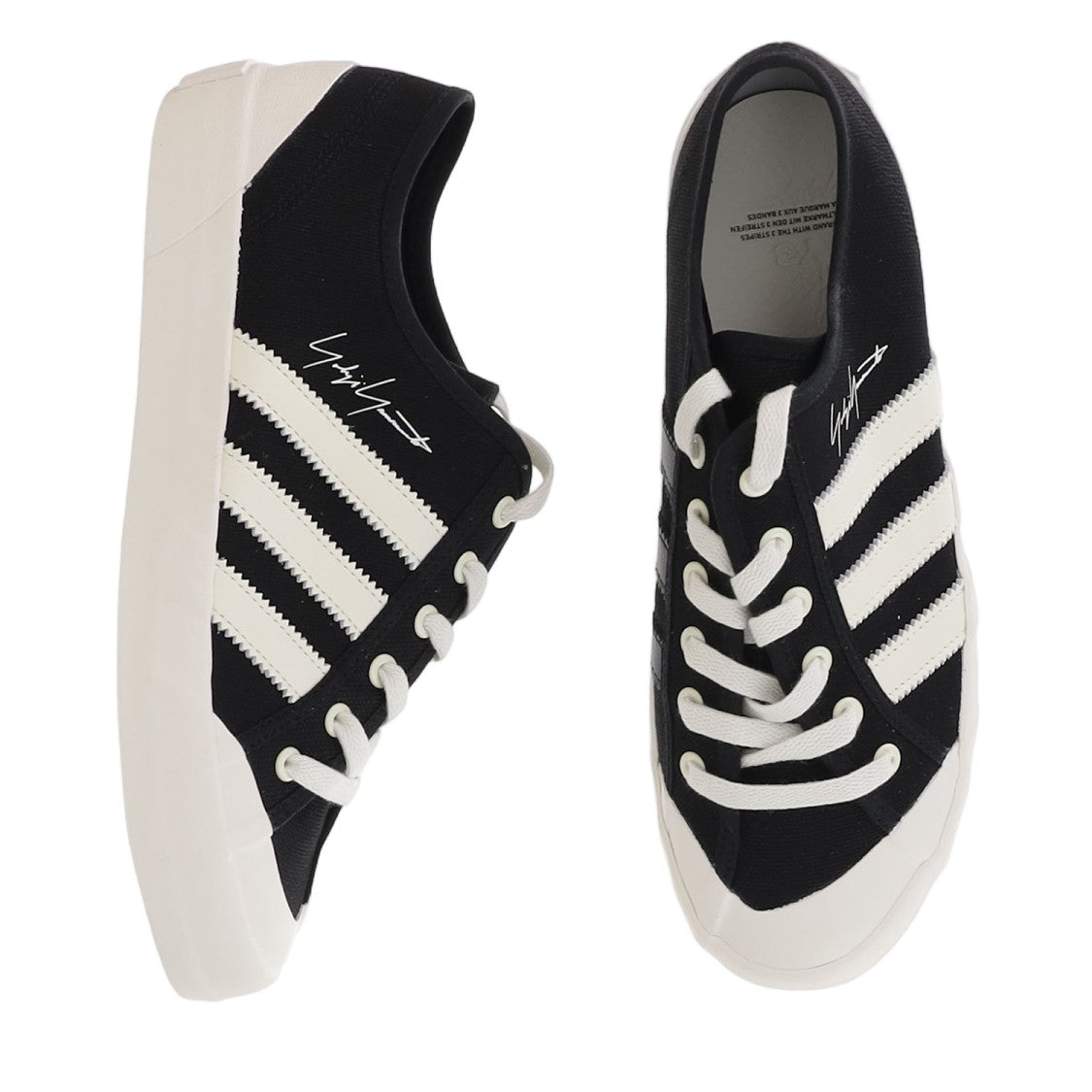 Y-3 Low-Top Sneakers With Zigzag Stripes And Signature Detail
