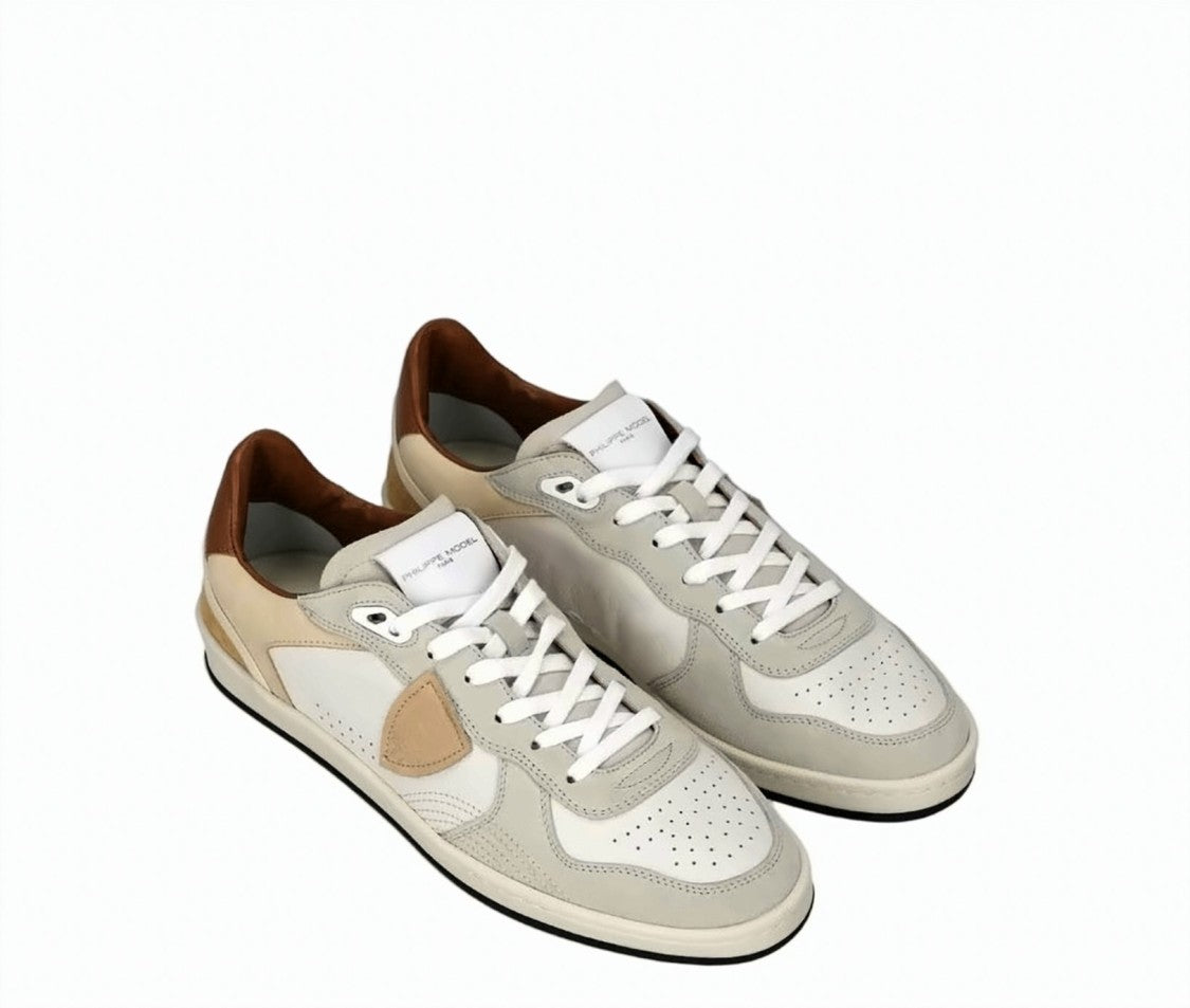 Philippe Model Pgal Leather Suede Sneakers
