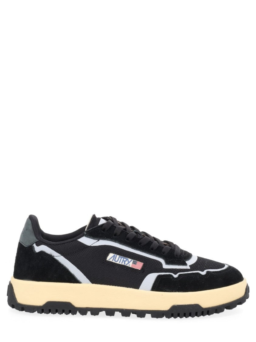 Autry Wildpace Low Mesh Suede Sneakers