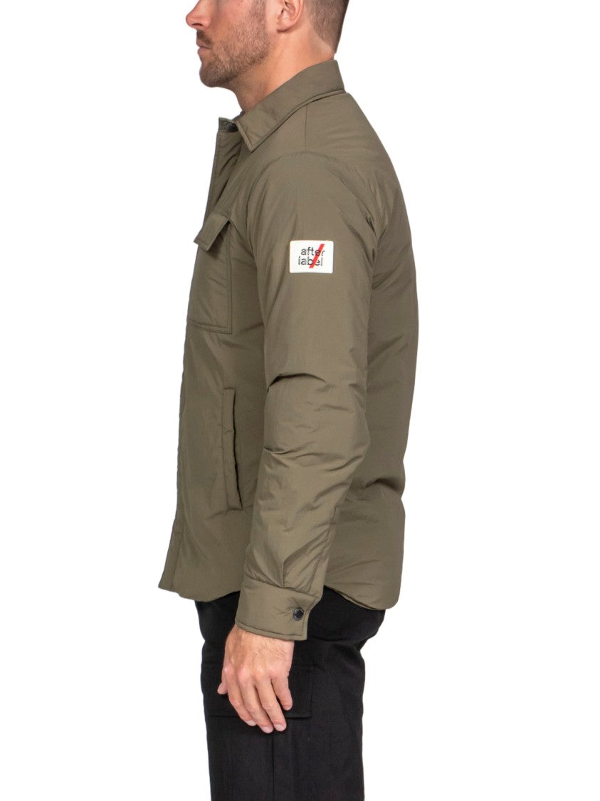 After Label Structured Quilted Shirt Jacket