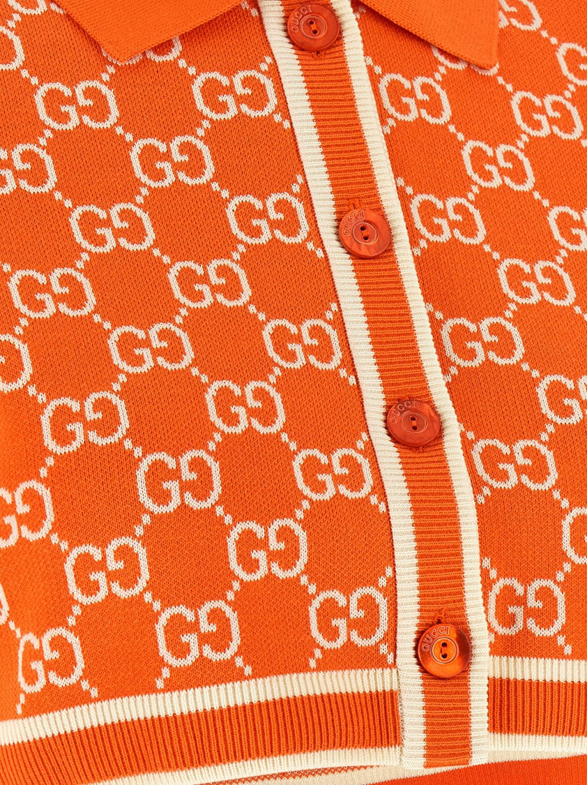 Gucci Gg Jacquard Cardigan