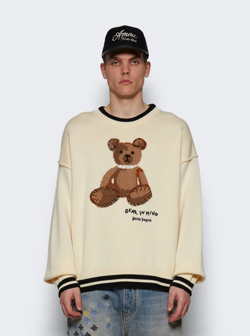 Palm Angels Bear In Mind Sweater - Off White