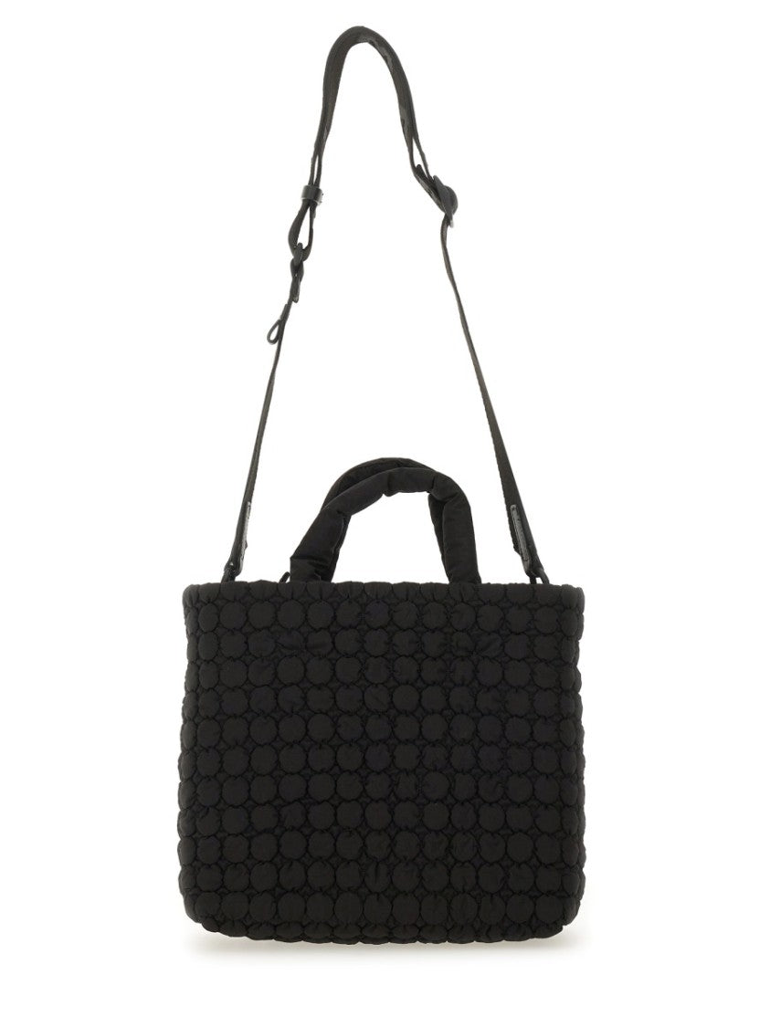 Marni Textured Small Tote Bag With Logo Patch