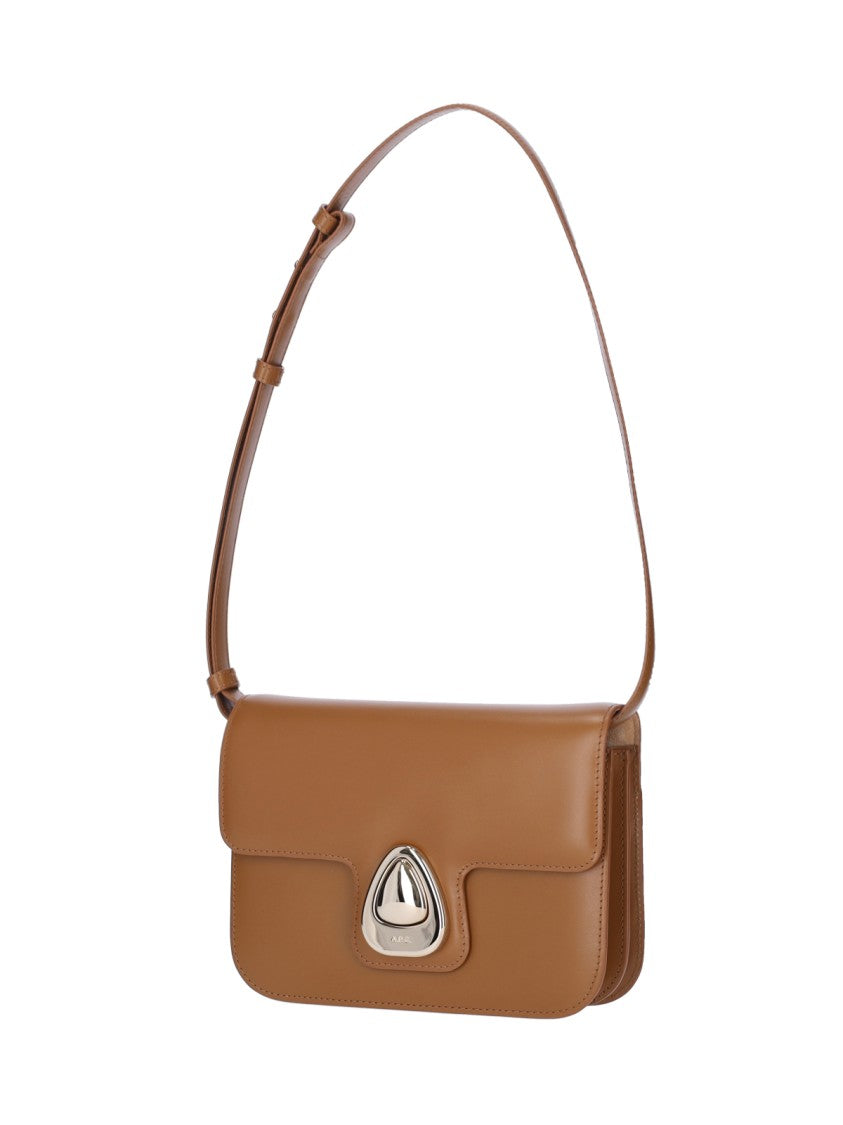 A.P.C. Small "Astra" Shoulder Bag – Light Brown
