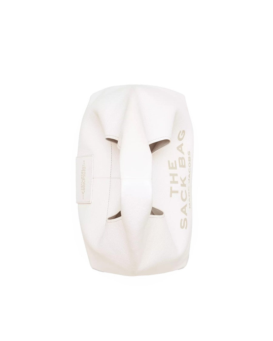 Marc Jacobs White Leather Sack Bag