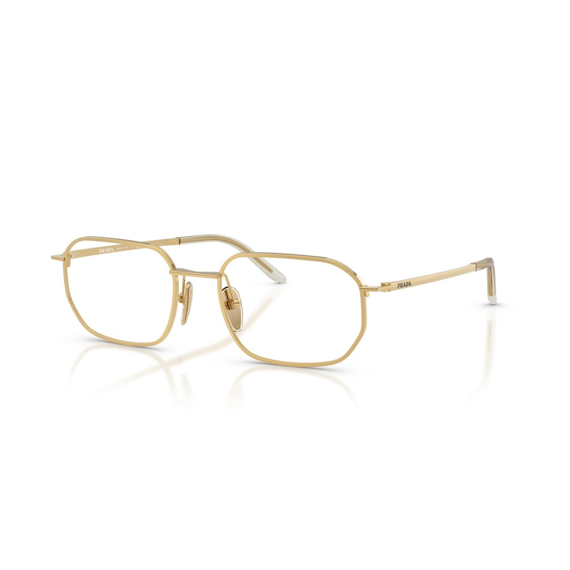Prada 0Pr D51v Thin Gold Metal Frame Sunglasses
