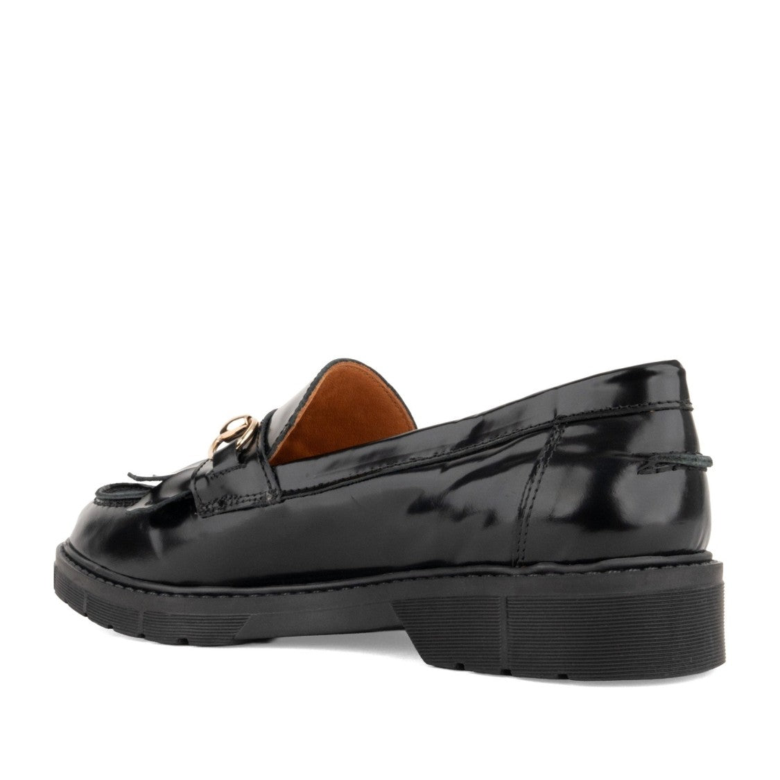 Sergio Moretti Brown Gold-Tone Detailing Sleek Suede Loafers