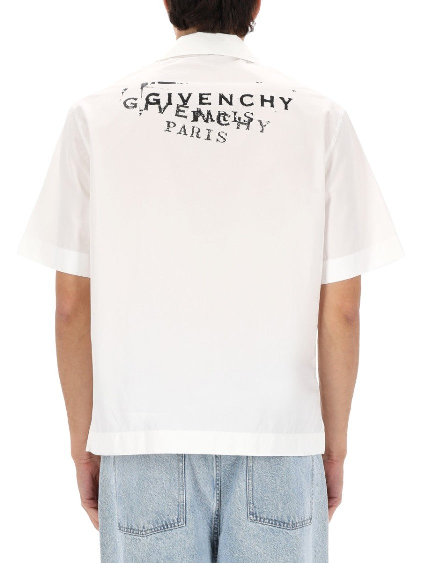 Givenchy Distressed Back Logo Shirt