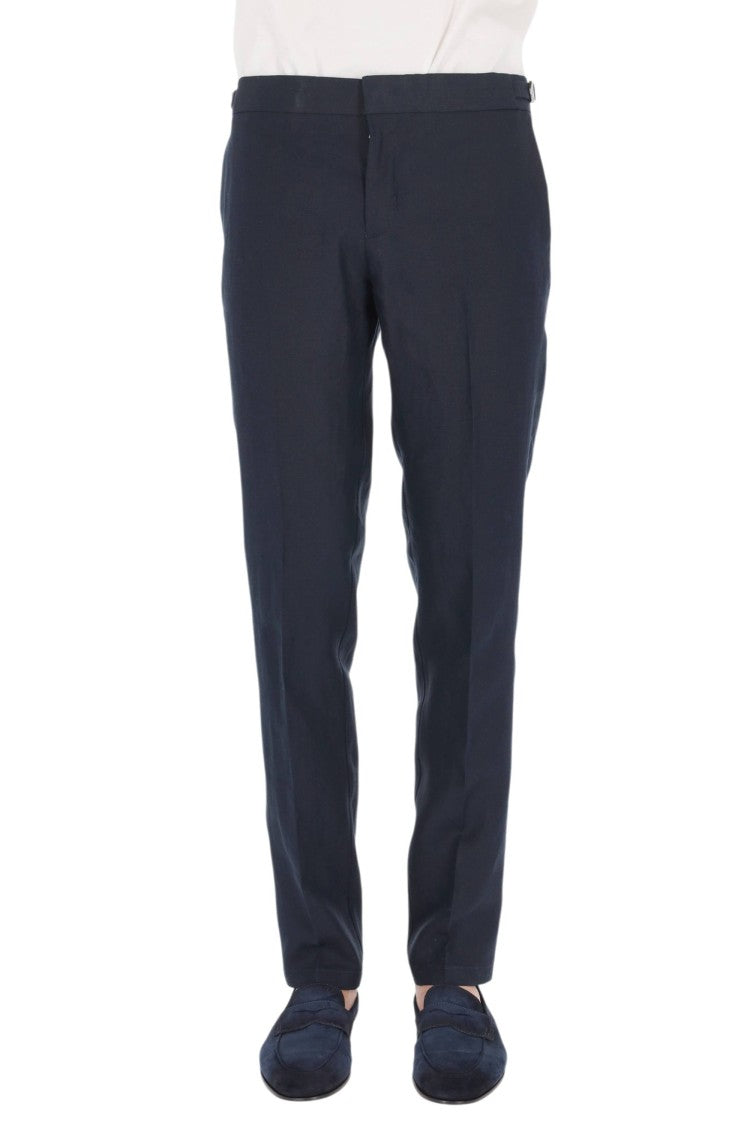 Orlebar Brown Griffon Lightweight Linen Straight-Leg Pants
