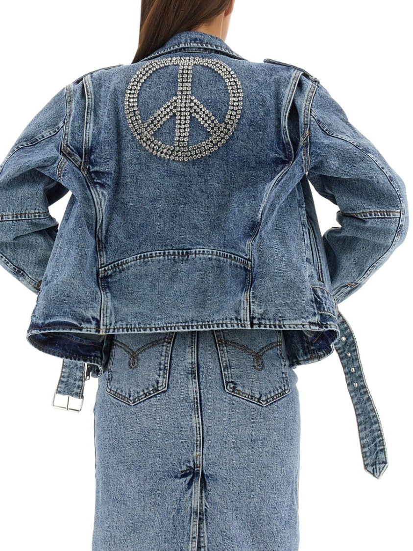 Moschino Biker Peace Symbol