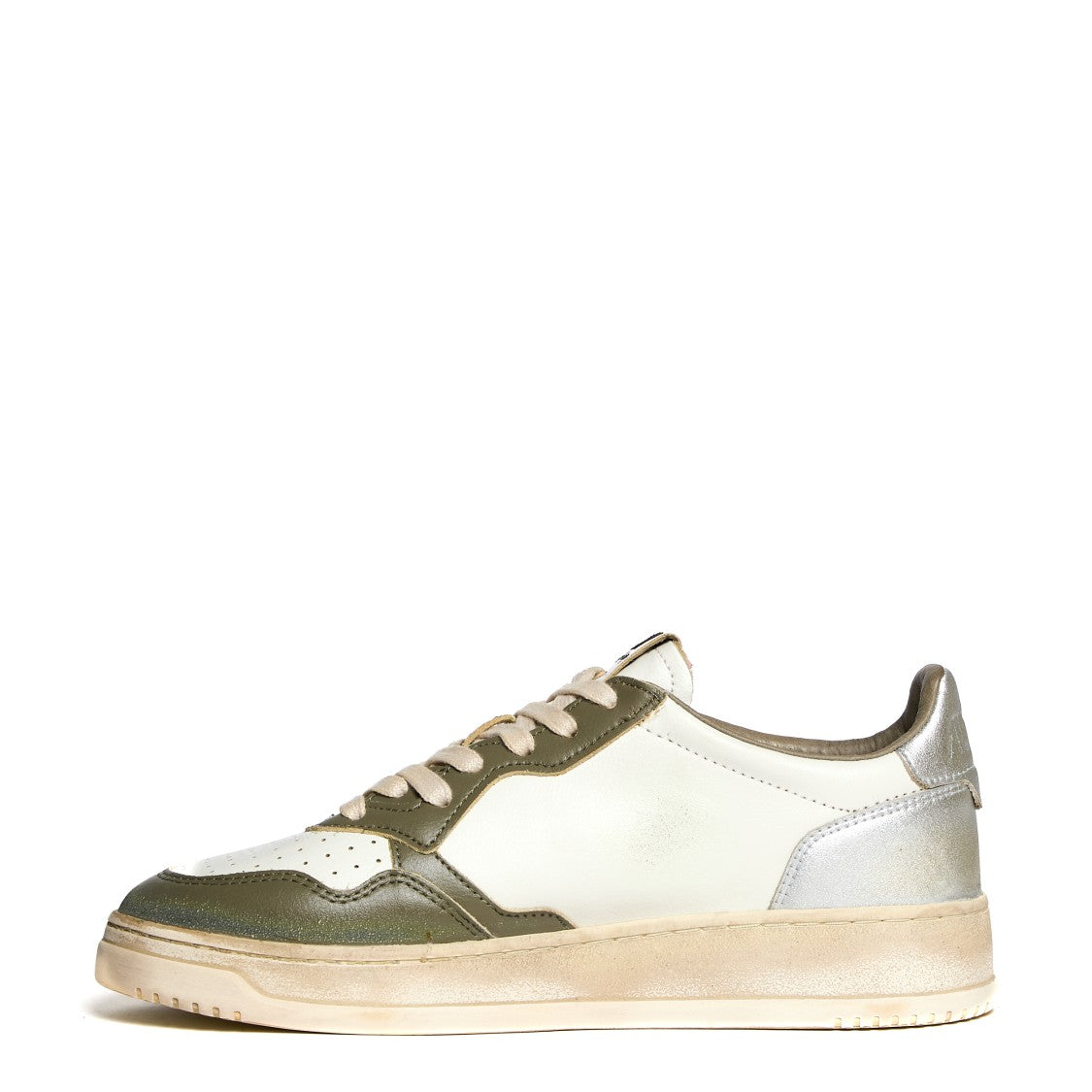 Autry Low-Top Sneakers With Vintage Leather Accents
