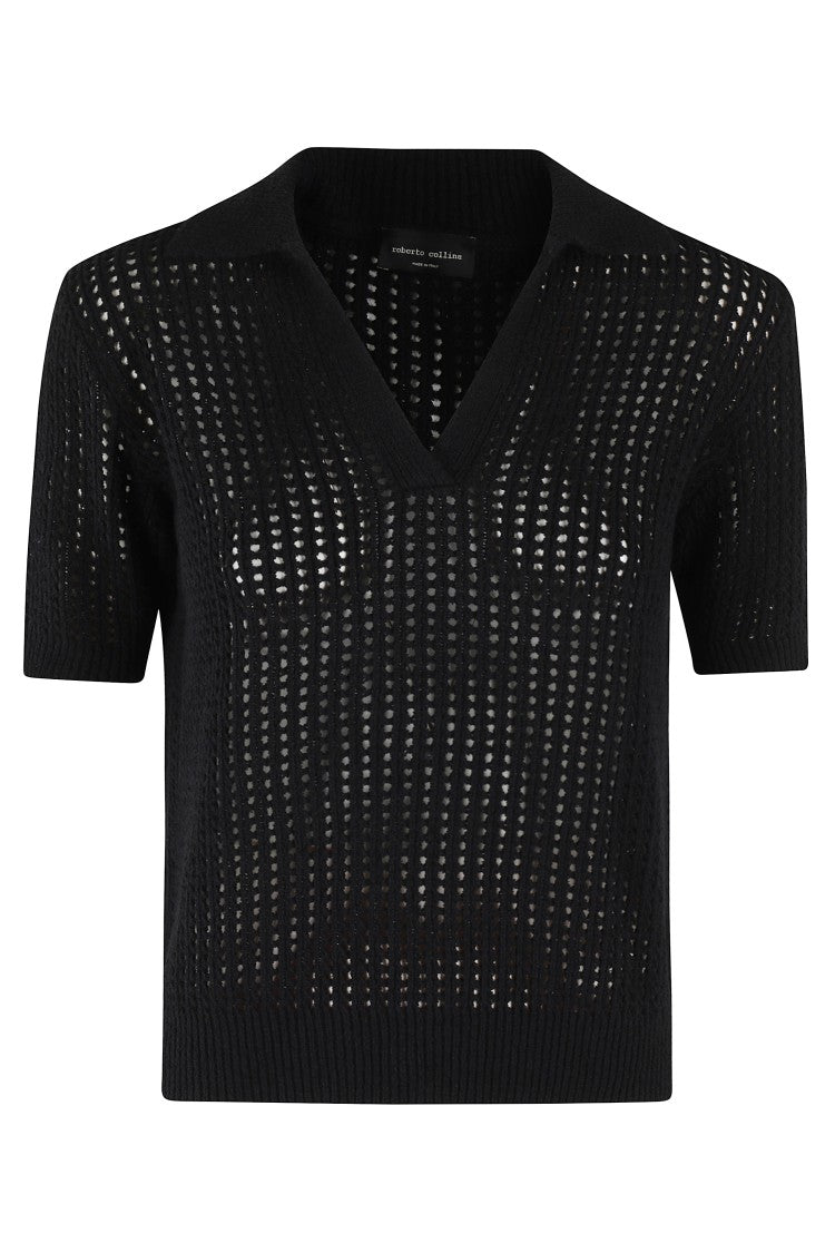 Roberto Collina Mesh Polo Shirt