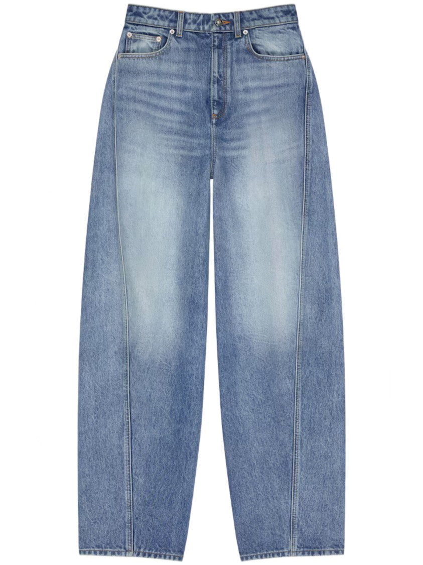 Givenchy Cocoon High Waist Cotton Jeans