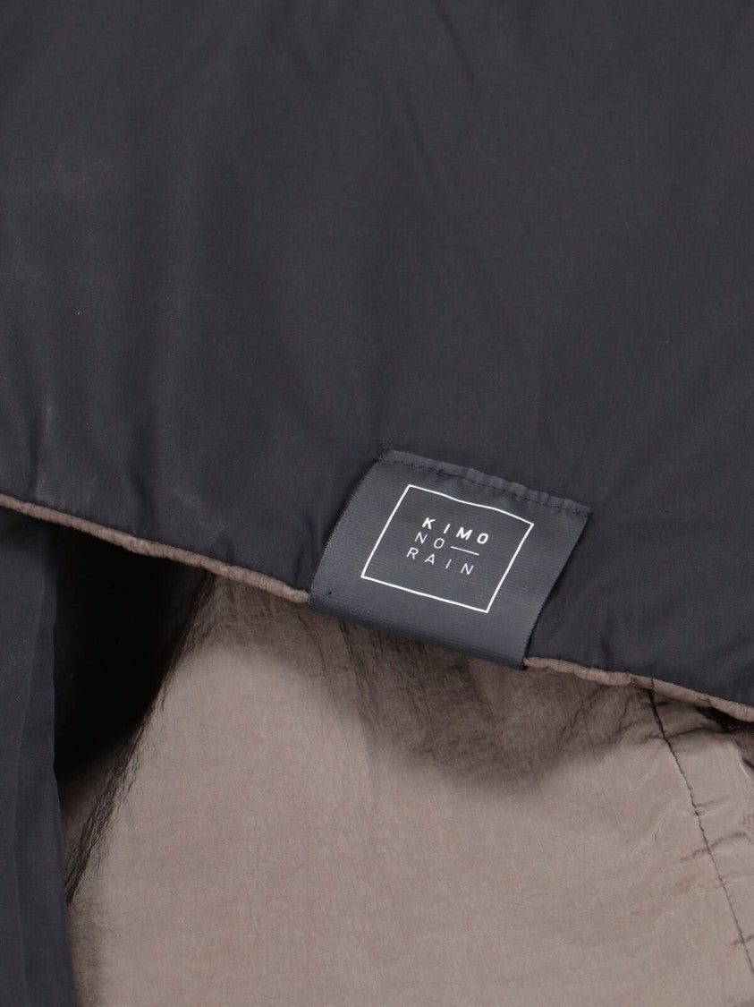 Kimono Rain Reversible Waterproof Coat – Brown And Black