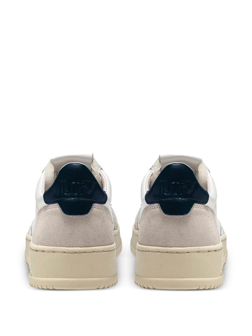 Autry Low-Top Sneakers With Smooth And Suede Leather Panels