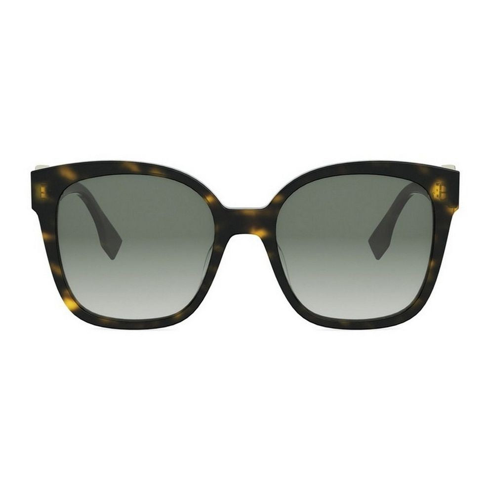 Fendi Ff Diamonds Oversized Square Acetate Sunglasses