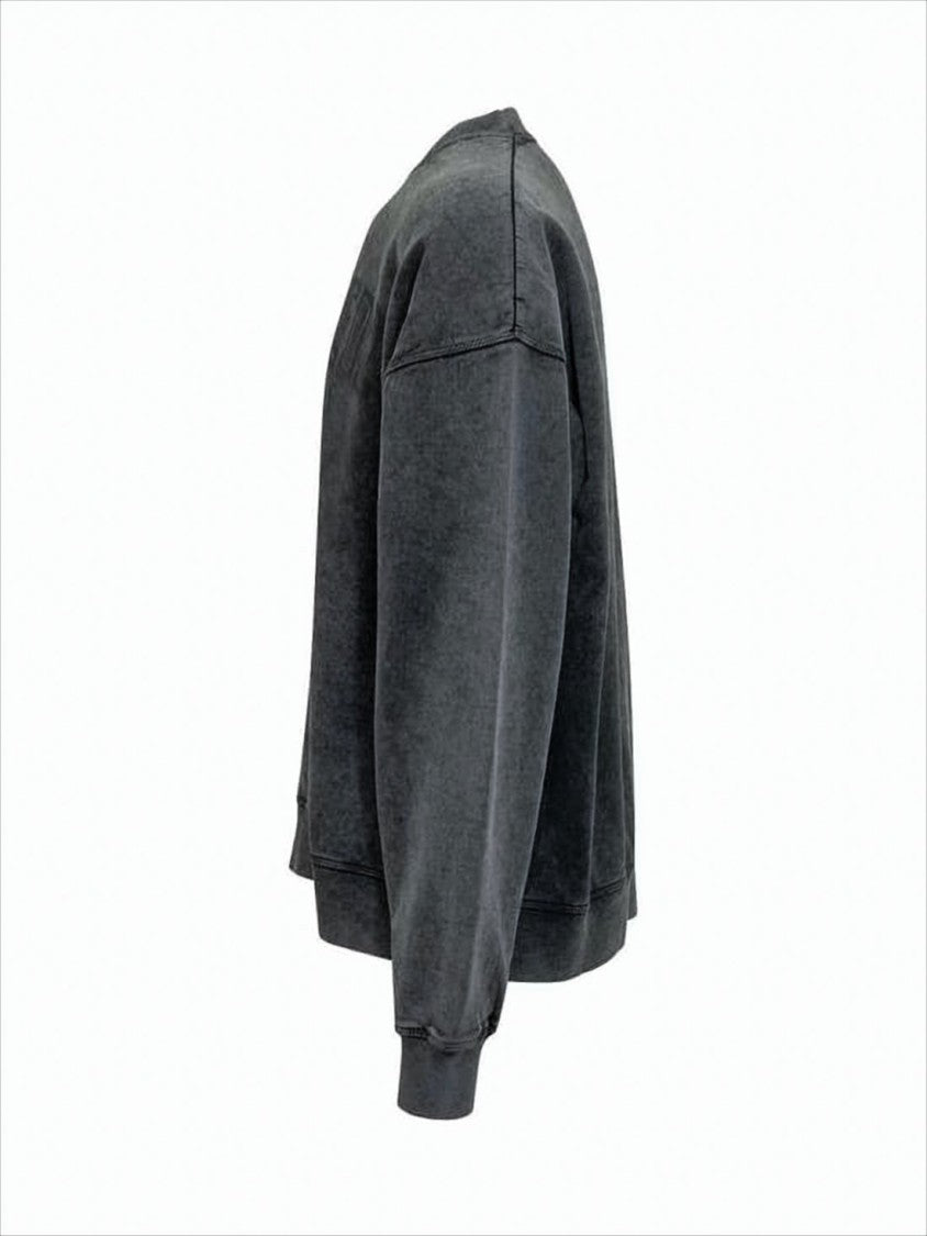 Dsquared2 Washed Black Long-Sleeve Sweatshirt