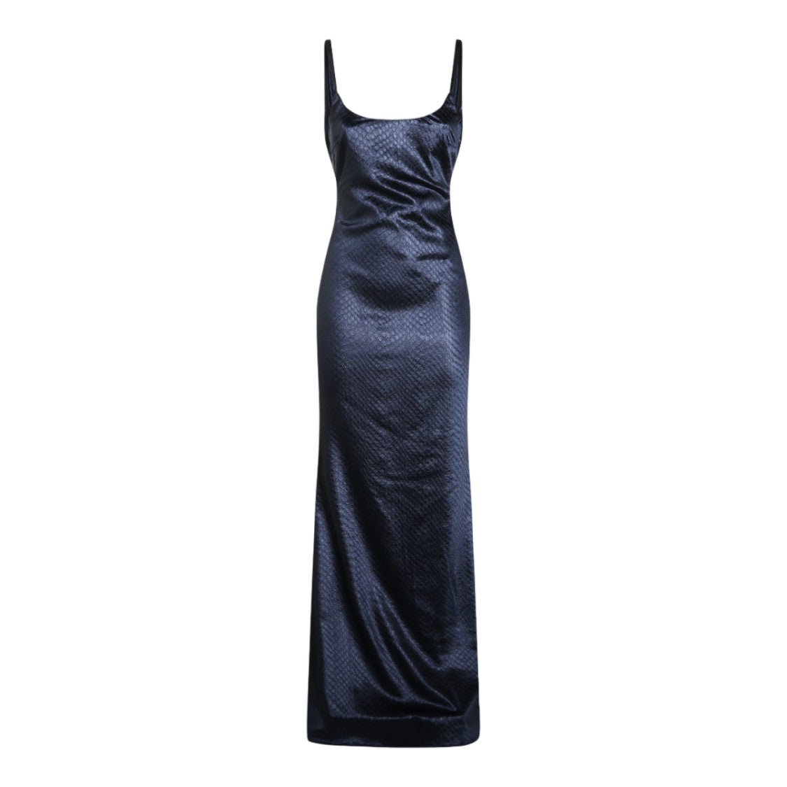 Elisabetta Franchi Floor-Length Cut-Out Back Bow Dress