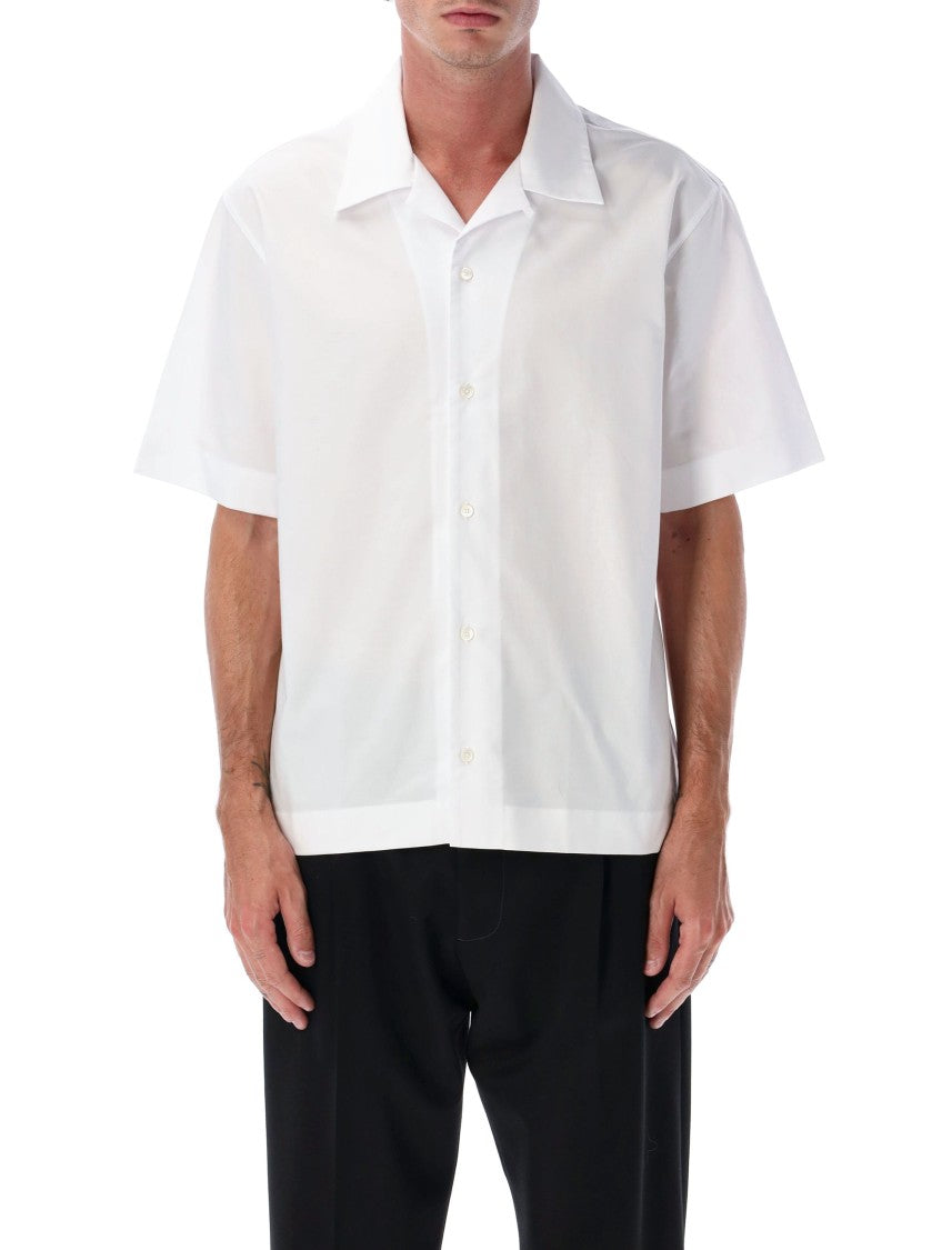 Givenchy Bowling Logo Classic Camp Collar Shirt