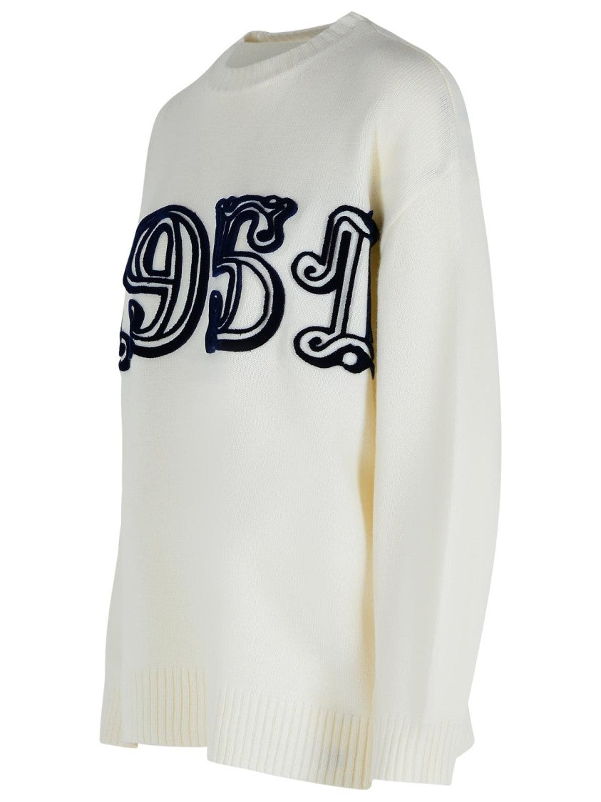 Max Mara Off-White Wool And Cashmere 'Fido' Sweater