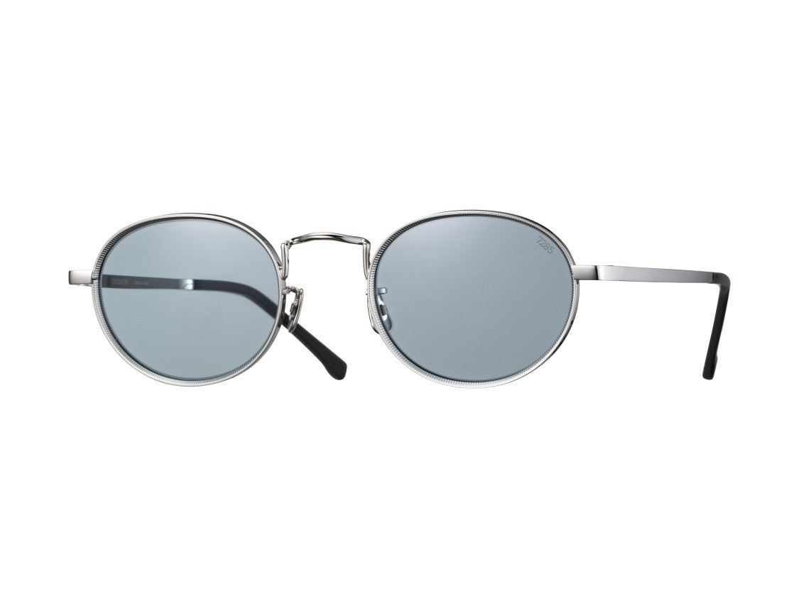 Eyevan Silver 1006 Sun Metal Round Sunglasses