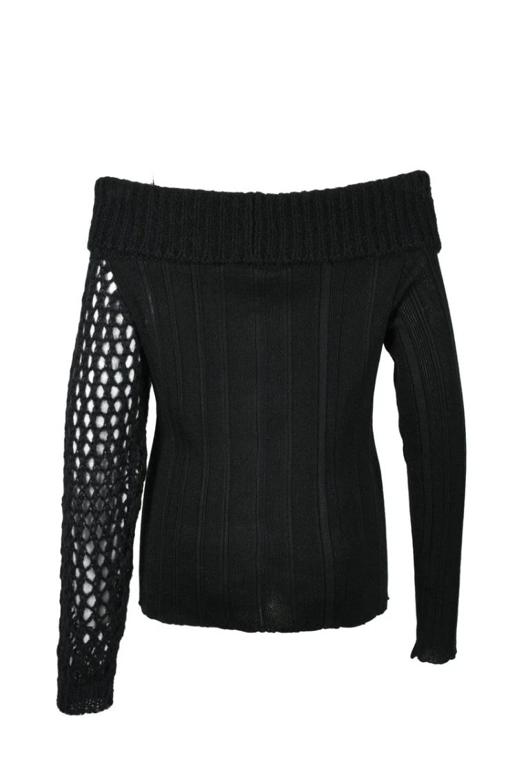 Virginia Bizzi Merino Wool Cashmere Sweater - Black