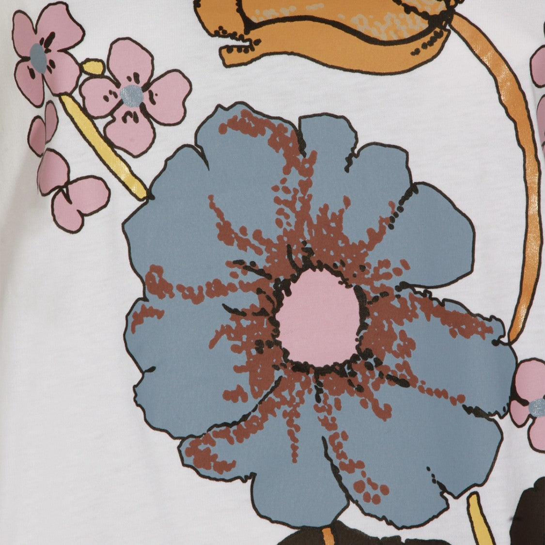 Marni Lily White Cotton T-Shirt