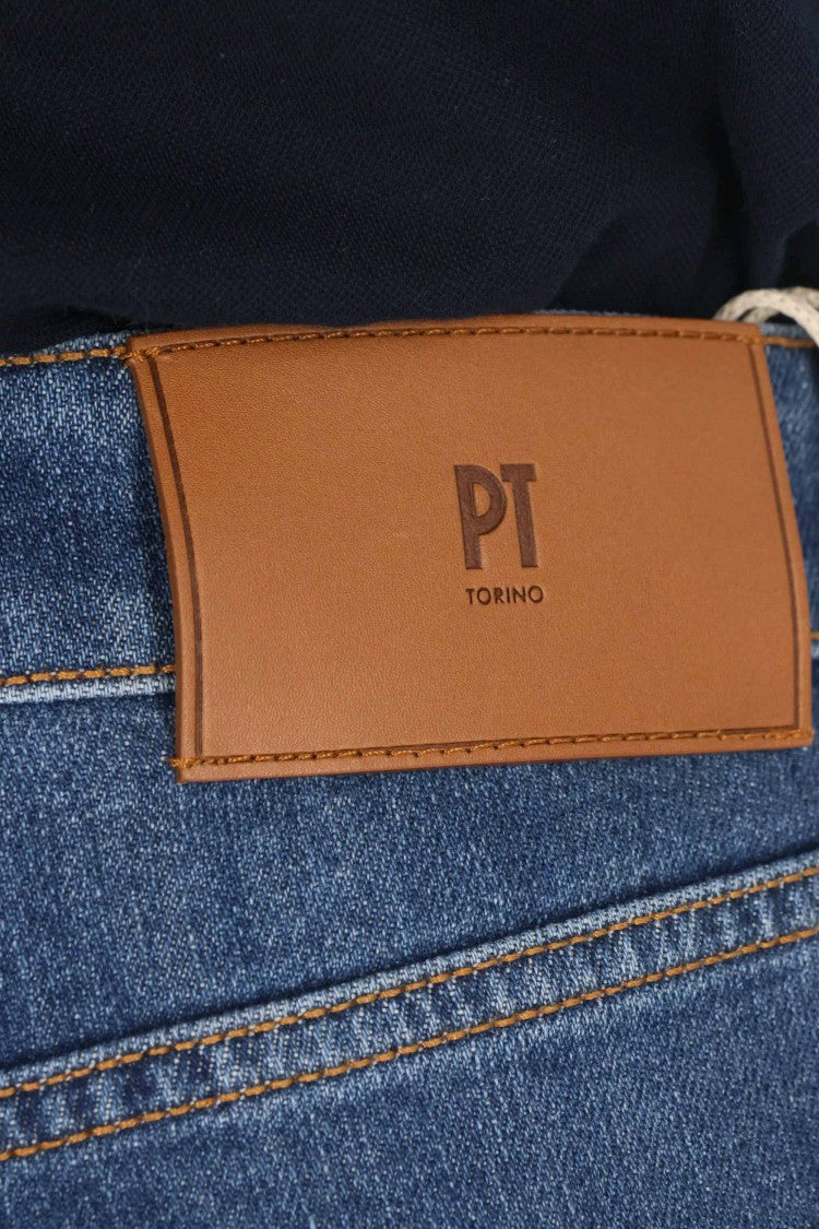 Pt Denim Reggae Tapered Cotton Comfort Jeans