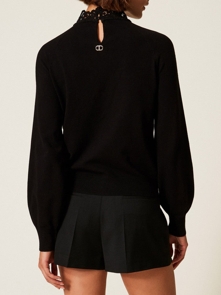 Twin-Set Tailored Silhouette Sweaterwith Clean Lines