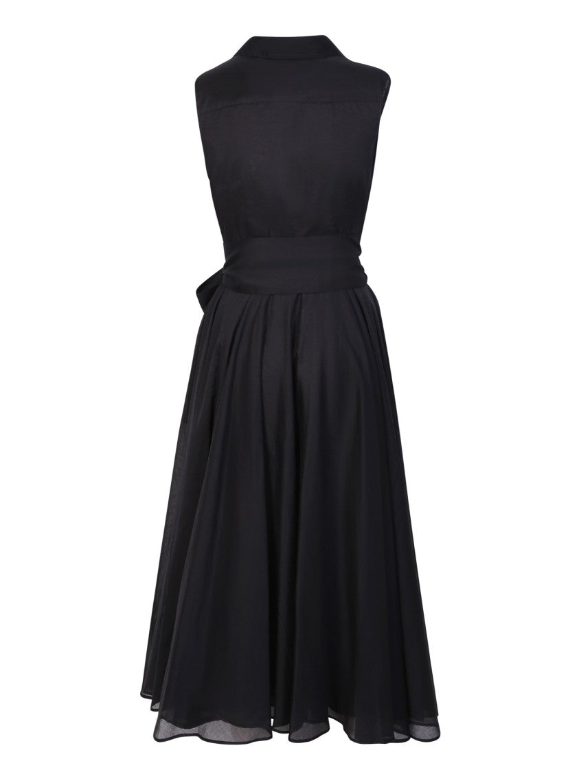 Blanca Vita Black Midi Dress