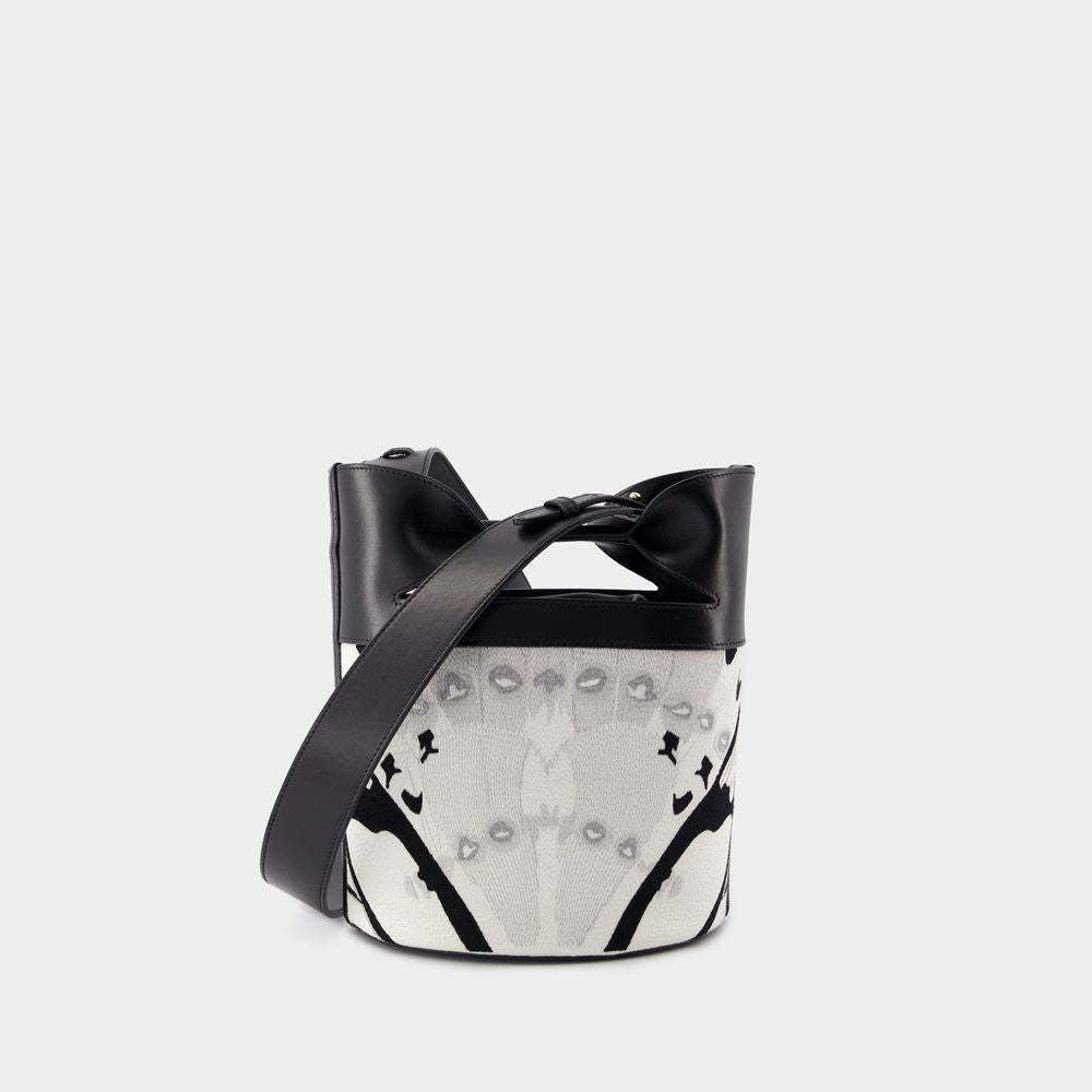 Alexander Mcqueen The Bucket Bow Crossbody - Leather - White