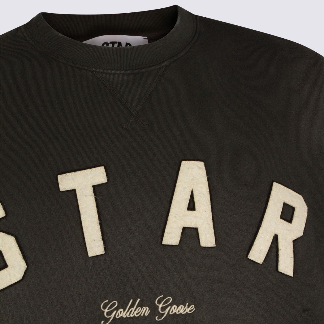 Golden Goose Crew Neck Sweater With Bold 'Star' Print