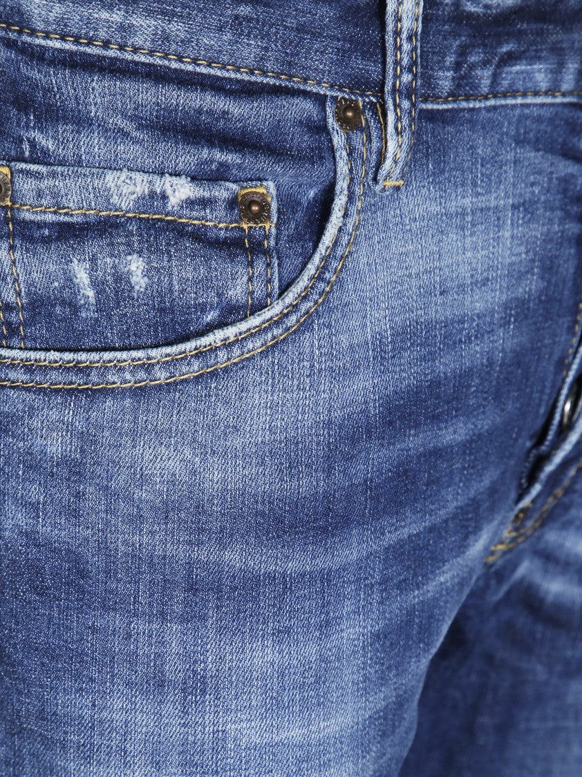 Dsquared2 Classic Five-Pocket Jeans With Distressed Details