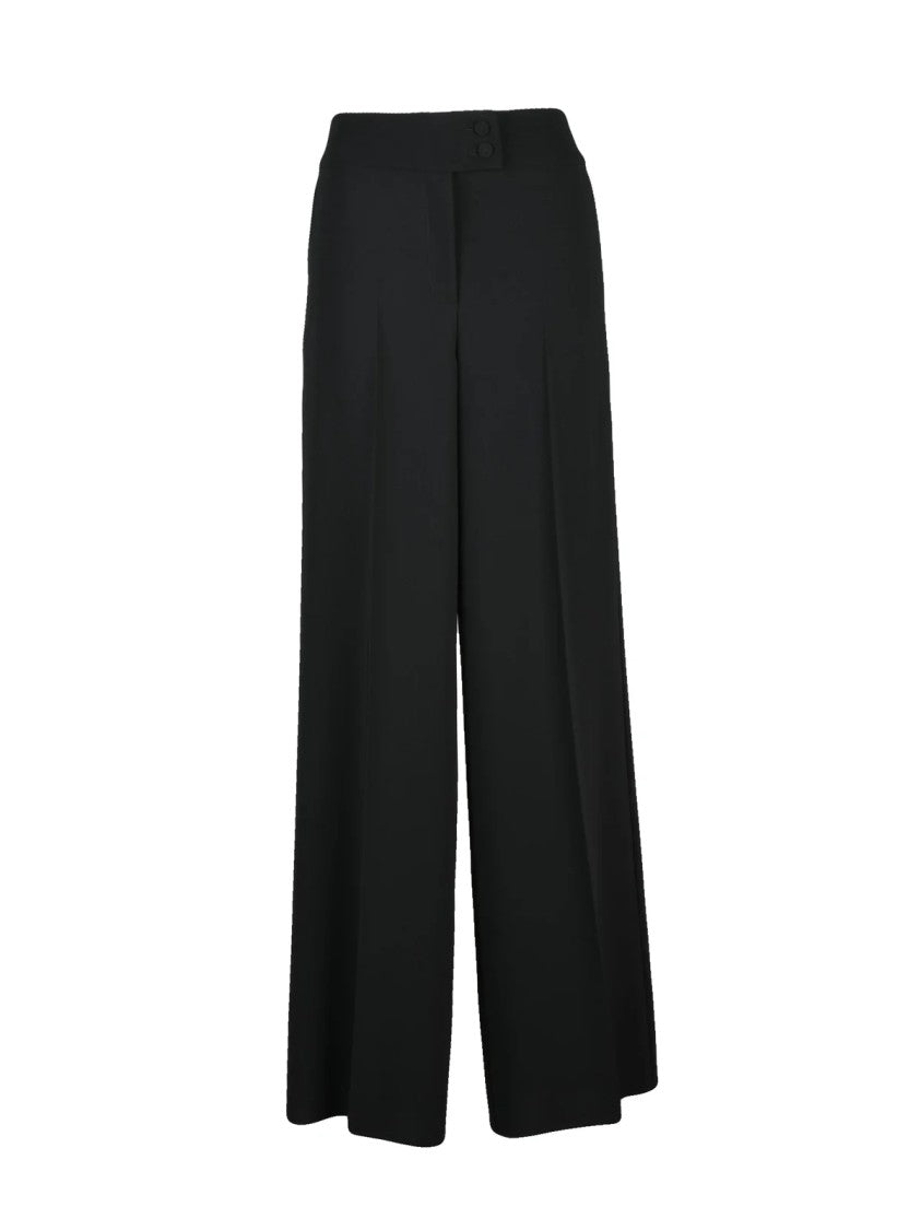 Pennyblack Wide-Leg High-Waisted Trousers In Technical Fabric