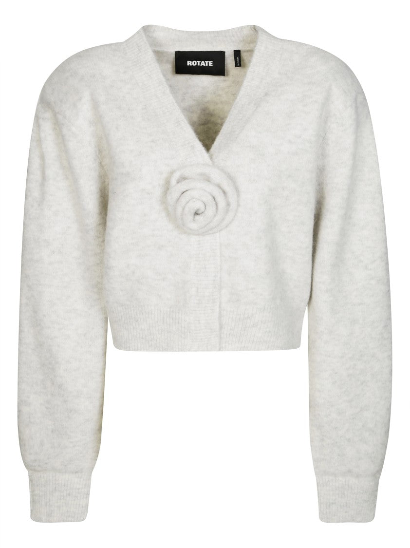 Rotate Knit Puffsleeve Cardigan