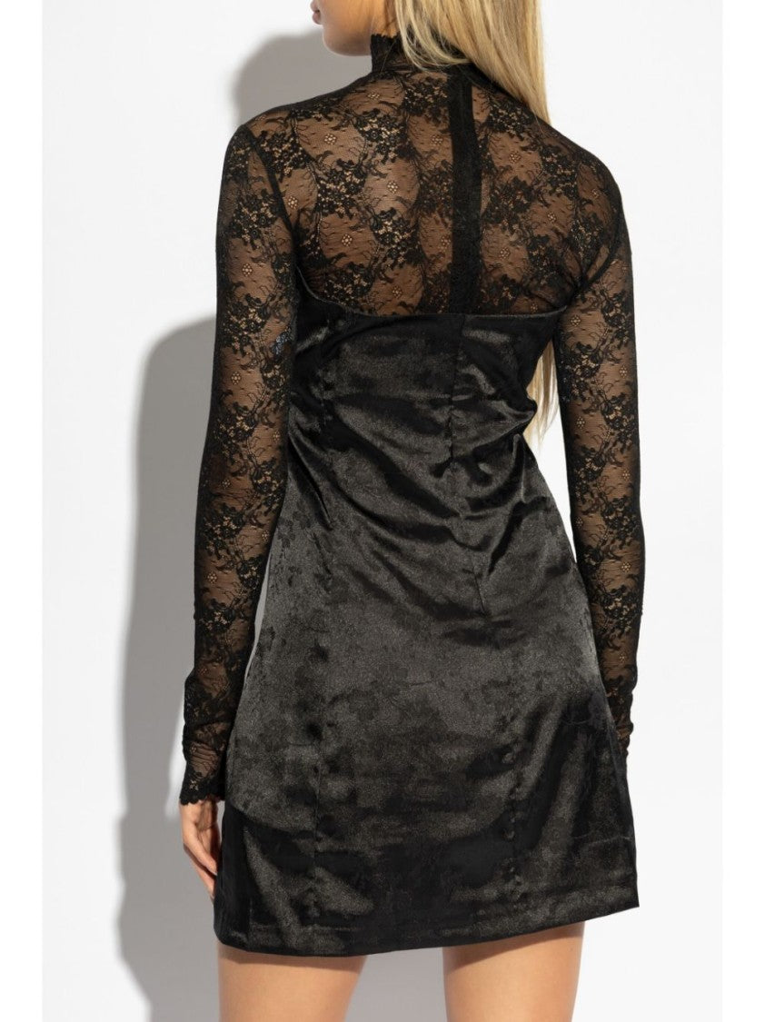 Versace Jeans Couture Jacquard Floral Dress