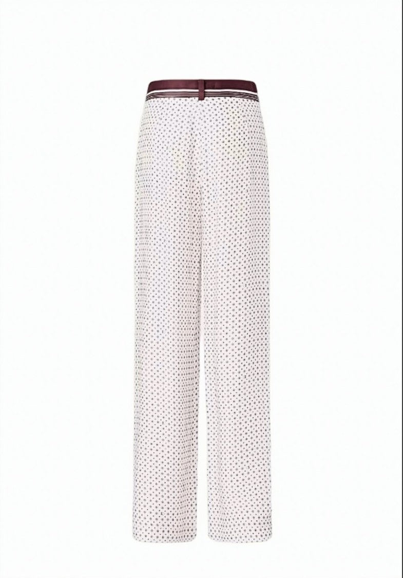 Pinko Ruth Viscose Twill Straight Leg Trousers