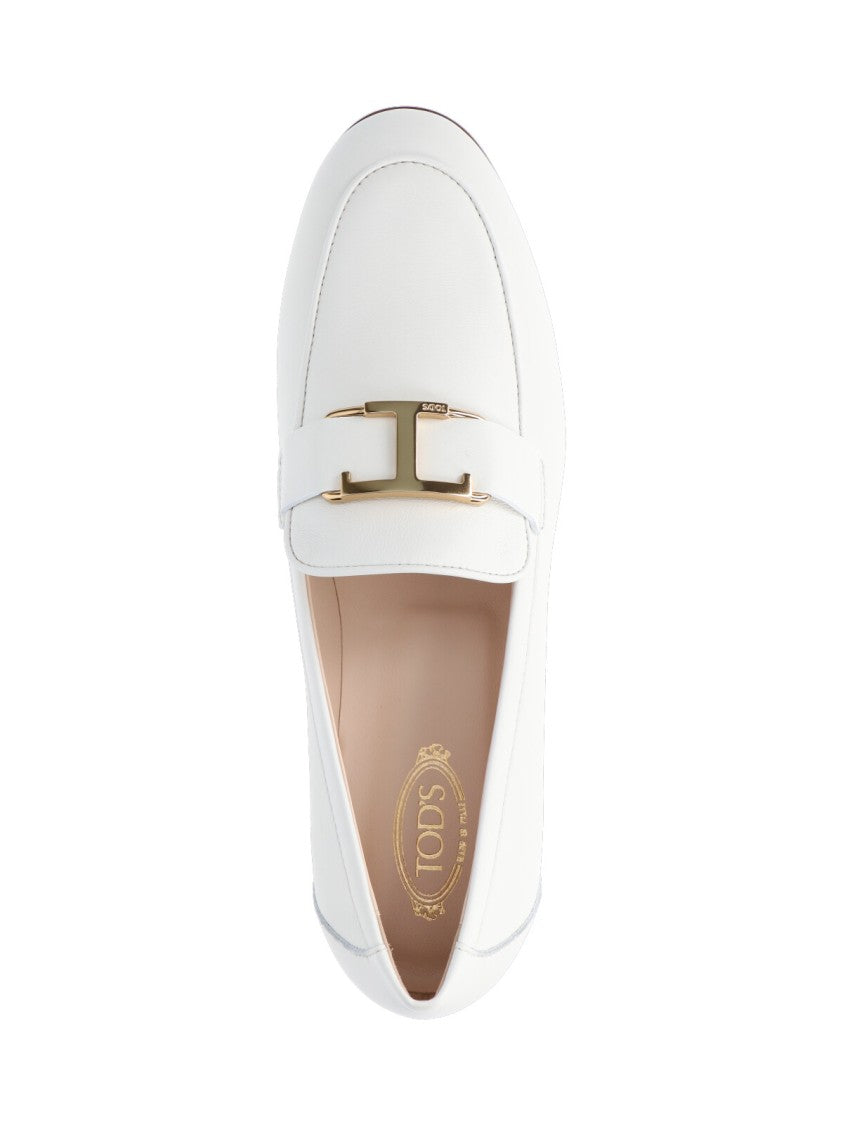 Tod's "T Timeless" Loafers White