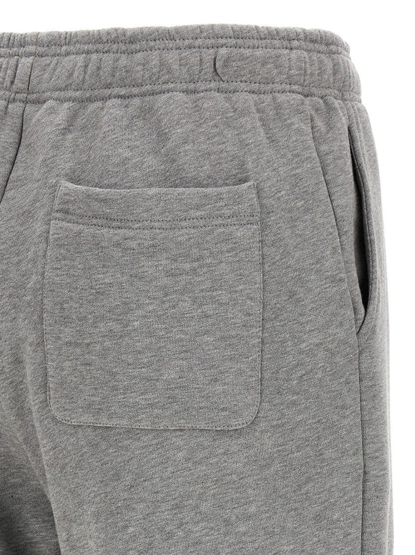 Versace Brushed Cotton Joggers With Embossed Logo