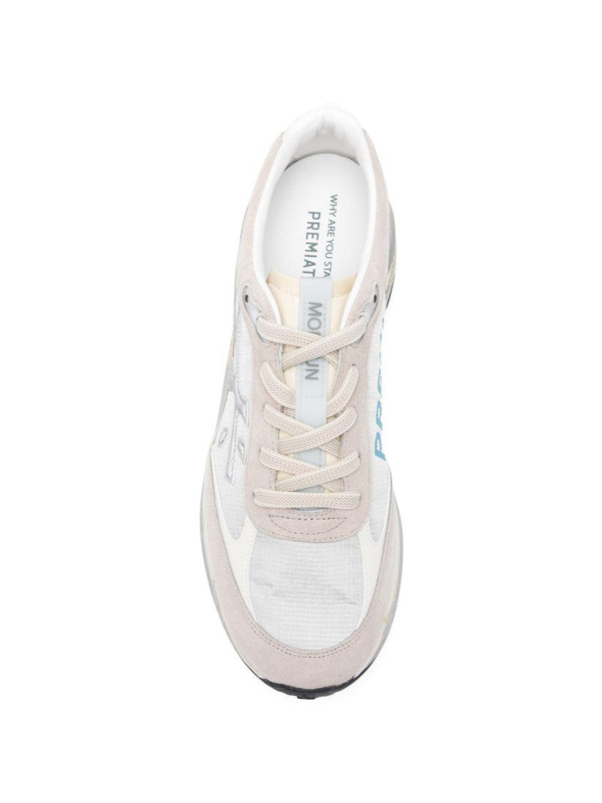 Premiata Technical Fabric Suede Sneakers