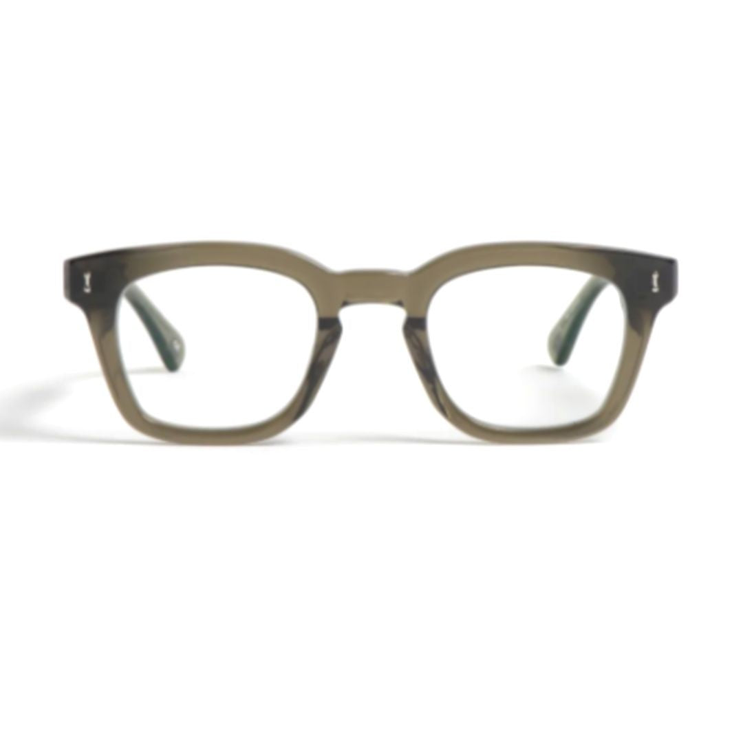 Peter And May Son Square Frame Acetate Sunglasses With Silver Rivet Detailing